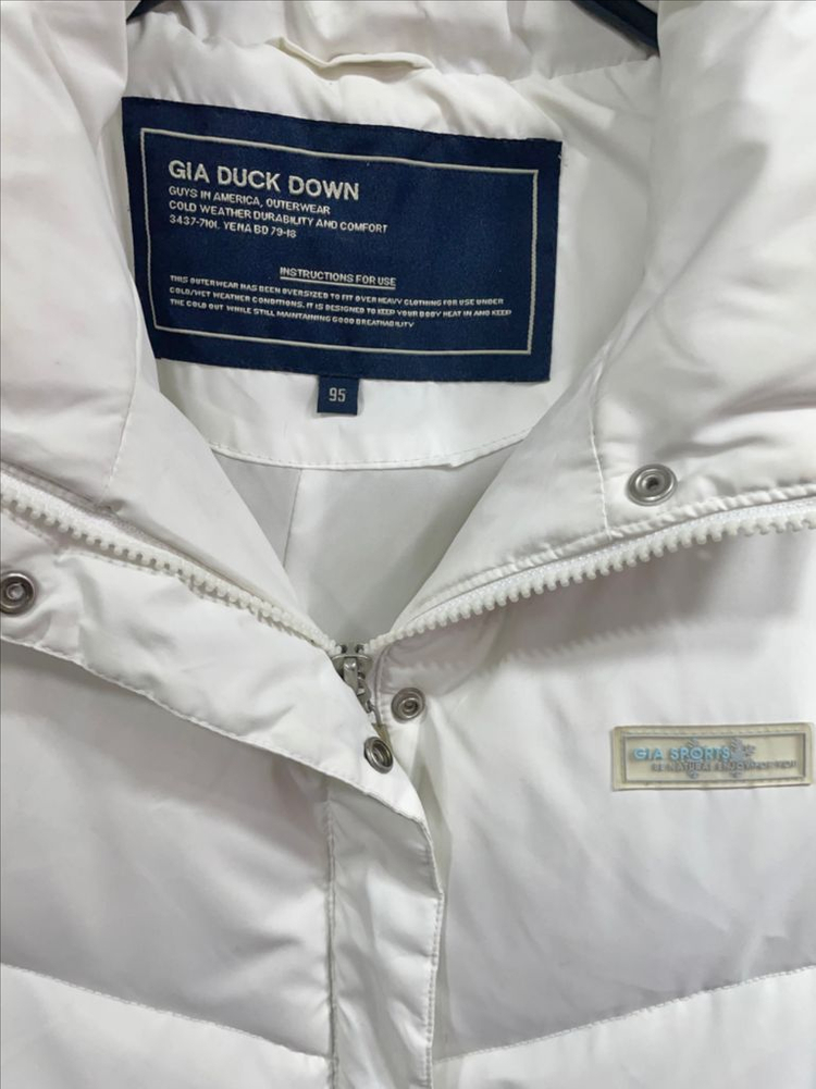 GIA 화이트 오리털롱패딩:) 덕다운롱패딩 여성롱패딩95 이미지