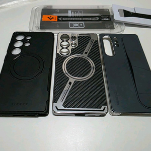 갤럭시 s25울트라 정품/링케/엘라딕 카본 케이스,필름 이미지