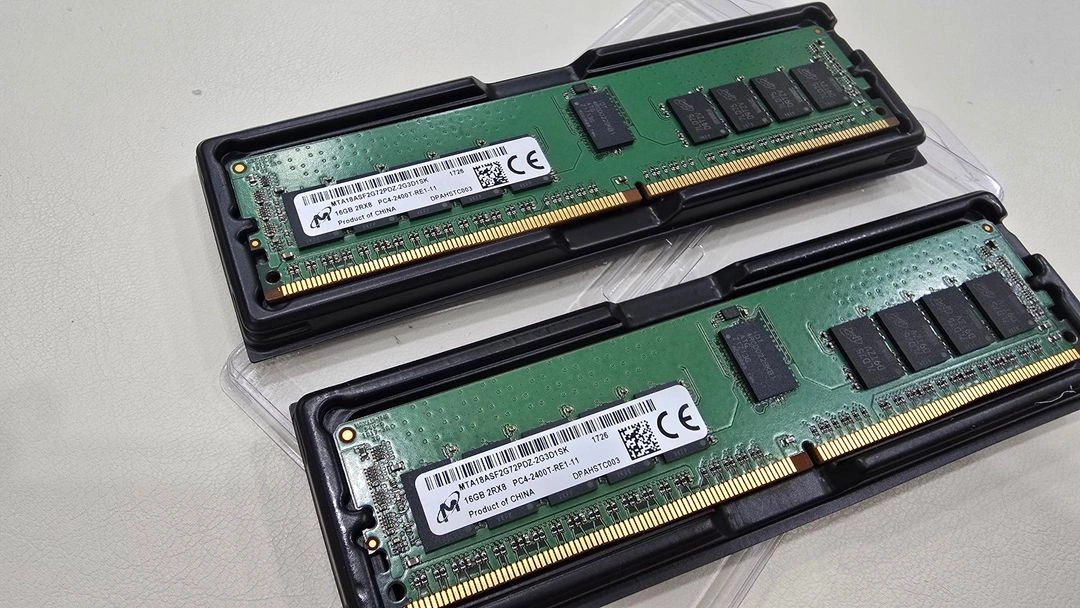 서버램 마이크론 DDR4 16GB 2400 이미지