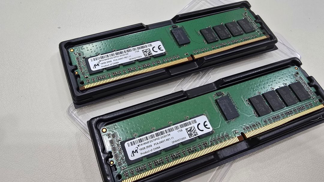 서버램 마이크론 DDR4 16GB 2400 이미지