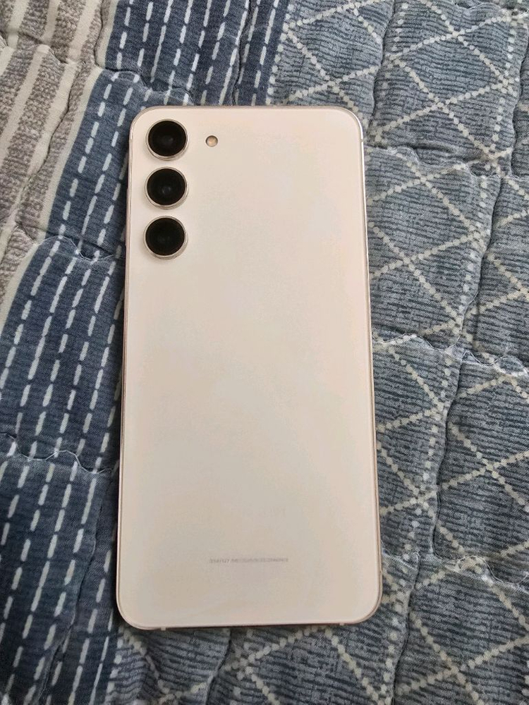 갤럭시 s23 플러스 256GB 크림색 이미지