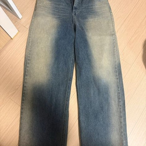 남자 와이드 청바지 이미지