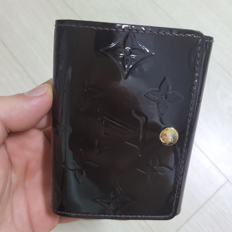 정품 루이비통 모노그램 베르니 카드지갑 이미지