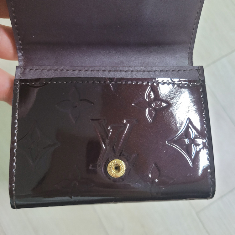 정품 루이비통 모노그램 베르니 카드지갑 이미지