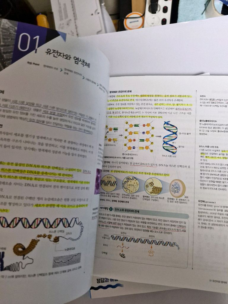 하이탑 고등학교 생명과학 1 세트 동아출판 이과 심화 개념서 이미지
