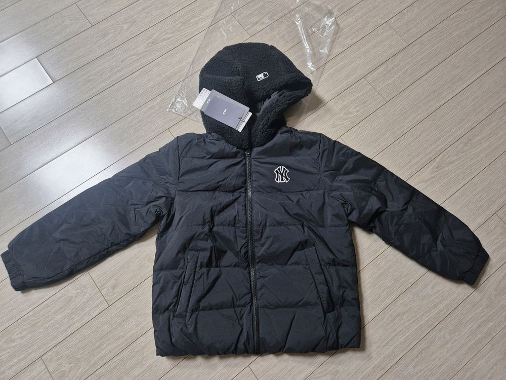 쿨거래시 7만9택포! [정가 149,000원] 미착용 새제품 엠엘비 키즈 경량 덕패딩 블랙 사이즈 130 남아여아 이미지