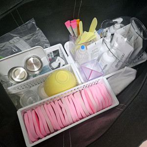 피부미용 실기 재료(마네킹도 있음) 이미지