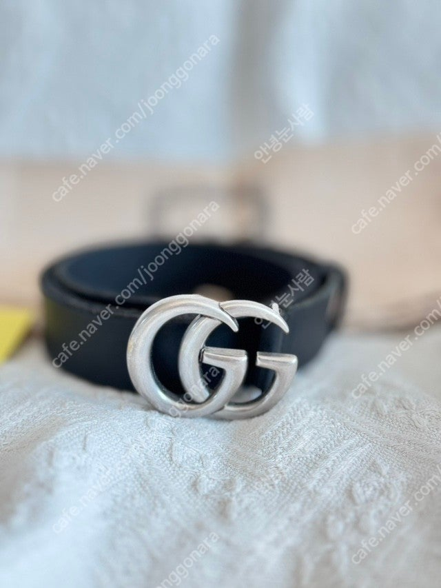 구찌 은장 GG 버클 벨트 100 새상품 정품 이미지