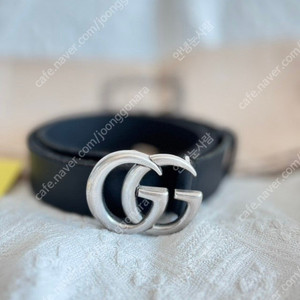 구찌 은장 GG 버클 벨트 100 새상품 정품 이미지