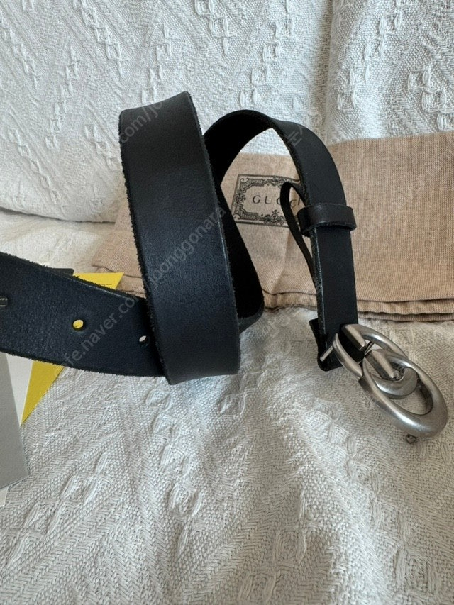 구찌 은장 GG 버클 벨트 100 새상품 정품 이미지