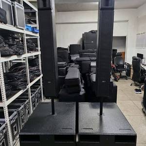 급매,오디오센터L65 L65S컬럼스피커,컬럼어레이스피커,18인치서브우퍼.행사용PA스피커,오디오센터 이미지