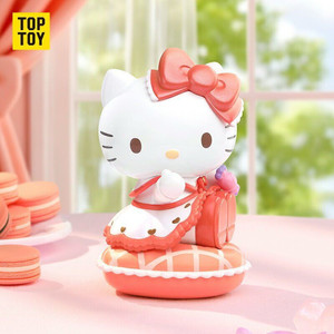 (미개봉)탑토이 산리오 헬로키티 키티 스위트캔디 하트 방석 피규어 가챠 굿즈 이미지