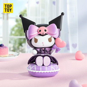 (미개봉)탑토이 산리오 쿠로미 스위트캔디 하트 방석 피규어 가챠 굿즈 이미지