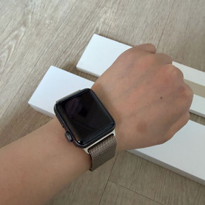 애플워치 밀레니즈 루프 스트랩 골드 41mm 정품 이미지