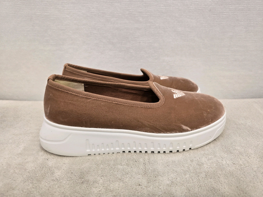 엠포리오 아르마니 벨벳 키높이 슬립온 단화 230 이미지