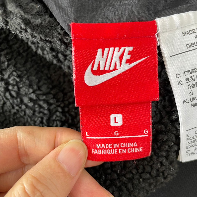 L 나이키 빅스우시 양면 자켓 후리스 바람막이 100 이미지