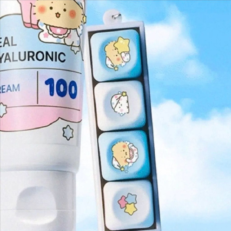 [새제품]올리브영한정판/품절 웰라쥬 망그러진곰 굿즈/망곰키캡 키링 이미지