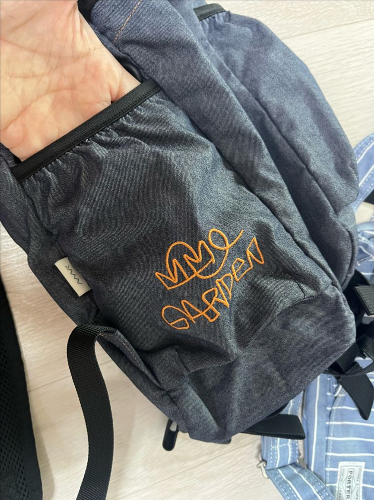 에메모가든 데님 백팩 mmo 이미지