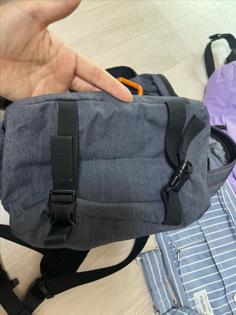 에메모가든 데님 백팩 mmo 이미지