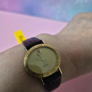 로렉스 체리니18K 금통 UFO 가죽시계 이미지