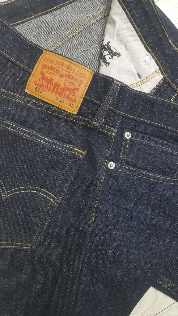 리바이스진513(해외판) 스판청바지 34인치(No.162)거의새바지! 이미지