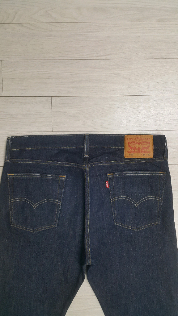 리바이스진513(해외판) 스판청바지 34인치(No.162)거의새바지! 이미지