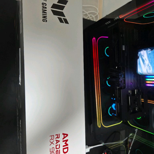 asus tuf RX 9070XT 그래픽카드 이미지
