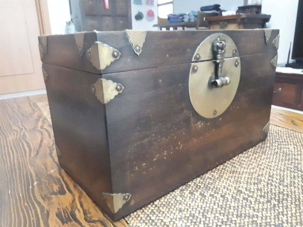 고가구 원목 반닫이함 1 ( No. 1 / 2 ) + 1 ( No. 3 / 4 ) 셋뚜셋뚜 이미지