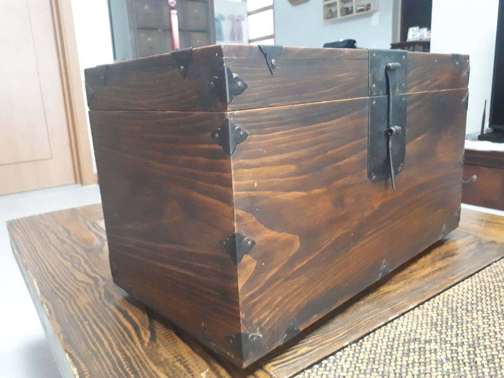 고가구 원목 반닫이함 1 ( No. 1 / 2 ) + 1 ( No. 3 / 4 ) 셋뚜셋뚜 이미지