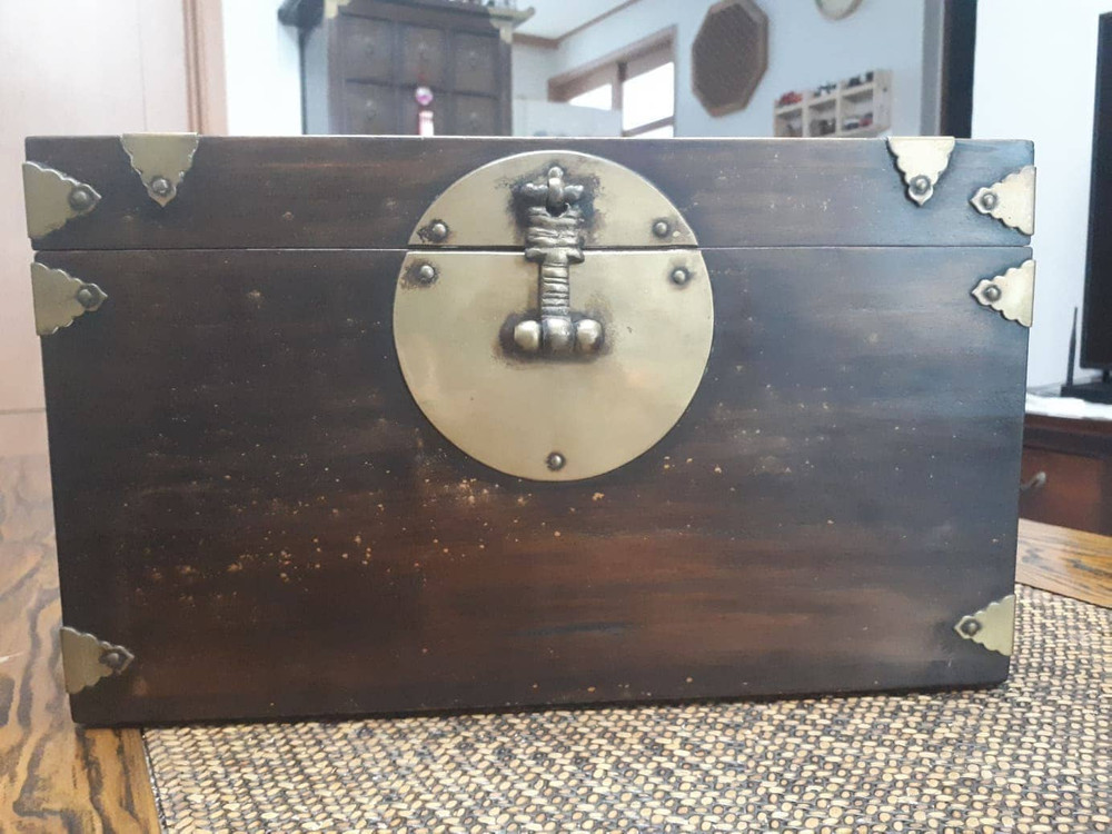 고가구 원목 반닫이함 1 ( No. 1 / 2 ) + 1 ( No. 3 / 4 ) 셋뚜셋뚜 이미지