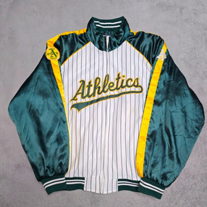 마제스틱 MLB G-III sports 오클랜드 애슬레틱스 야구 점퍼 이미지