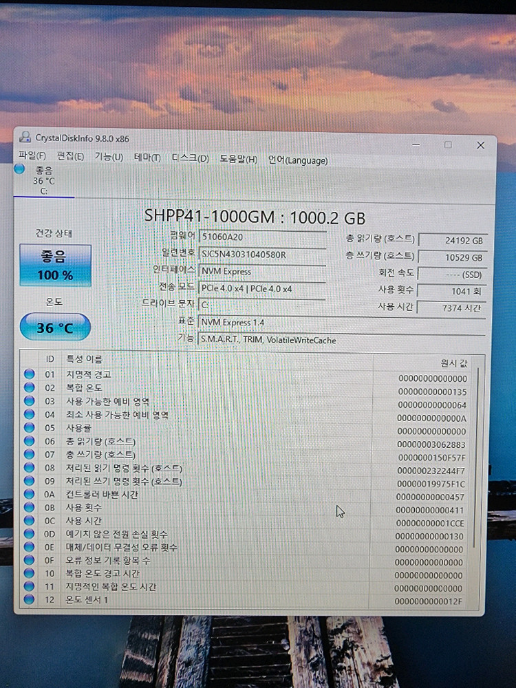 SK하이닉스 Platinum P41 NVMe SSD 1TB 이미지