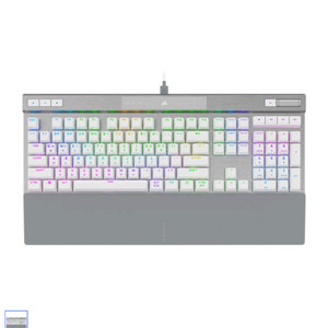 커세어 K70 RGB PRO OPX 광적축 게이밍 기계식 키보드 화이트 이미지