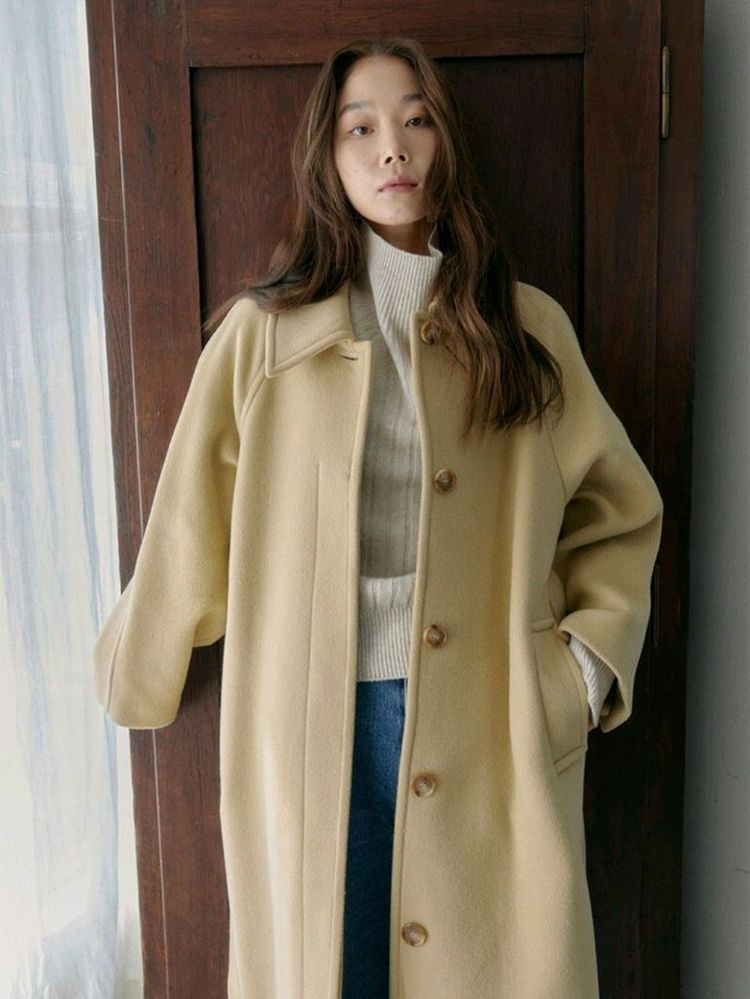 모한 프리미엄 울 코트 이미지