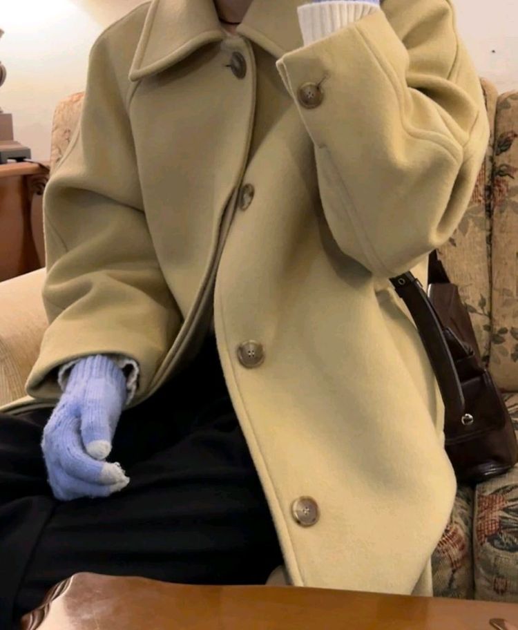 모한 프리미엄 울 코트 이미지