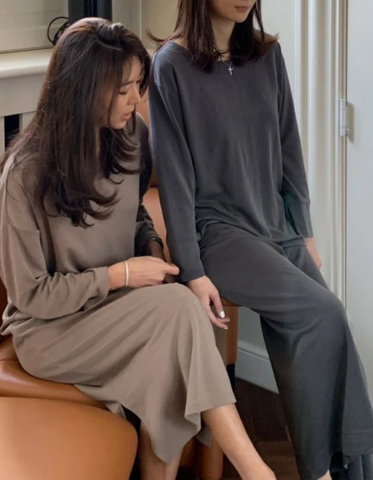 소윰 soyoom 테일라 잠옷 원피스(각각) 이미지