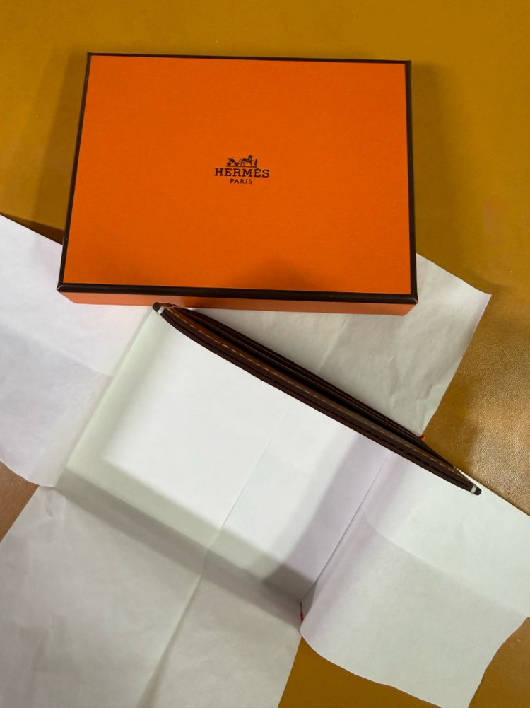 Hermes 에르메스 H셀리에 6CC 카드지갑 (골드-에버컬러가죽) 이미지