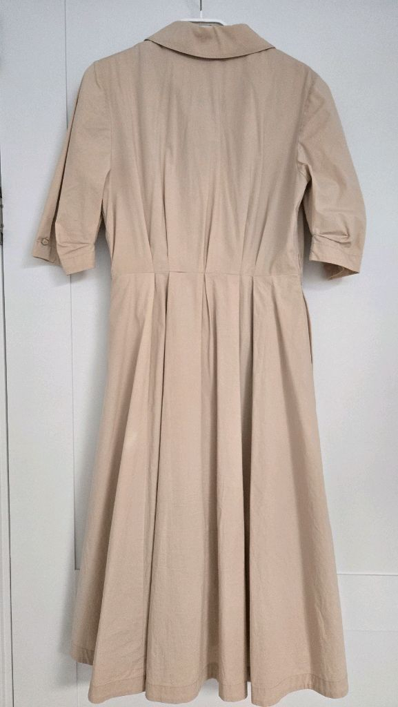 듀엘 베이지 트렌치 원피스 이미지