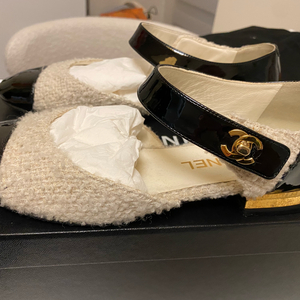 샤넬 트위드 메리제인 슈즈 38 이미지