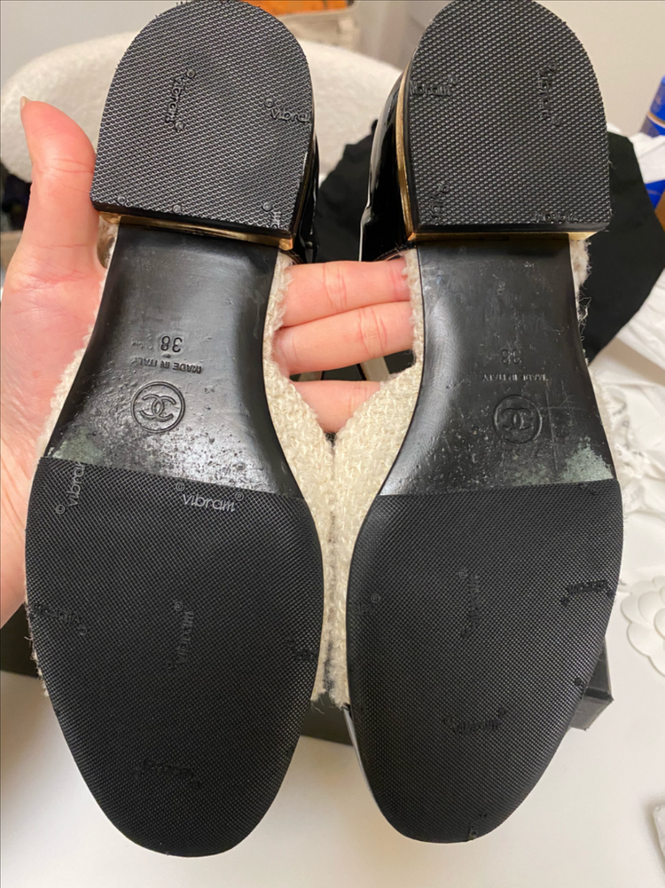 샤넬 트위드 메리제인 슈즈 38 이미지