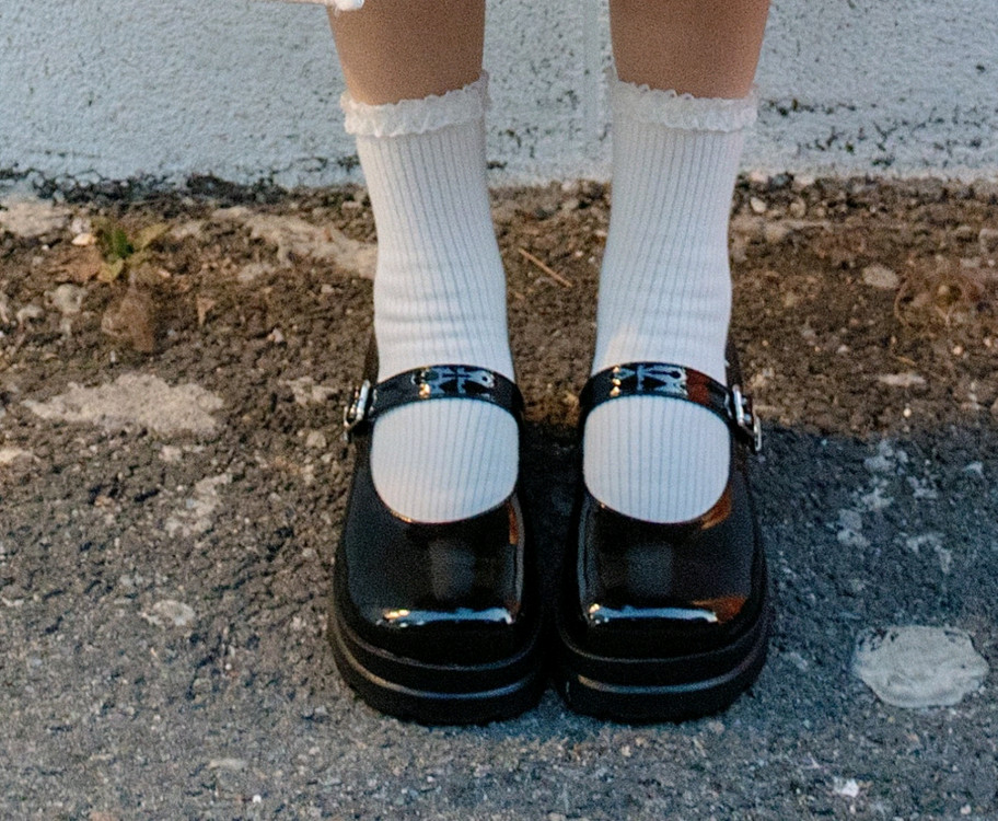 로제니크 케이트 플랫폼 메리제인 (애나멜 유광 굽 5cm) 사진 촬영할때 엄청 귀여움!!!! 이미지