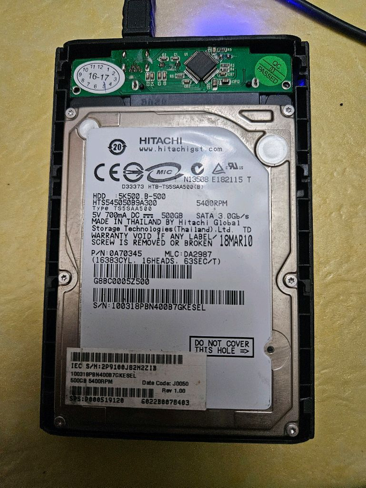 HDD 2.5인치 노트북 하드 일괄[ 전체포멧완료] 이미지