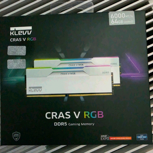 에센코어 클레브 CRAS CL30 6000mhz 64g 화이트 rgb 이미지