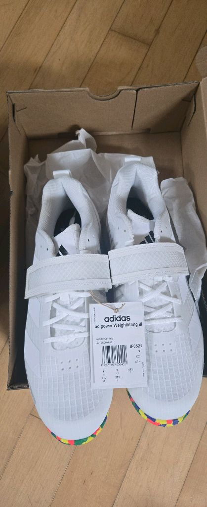 아디다스 Adipower Weightlifting III 역도화 새상품모델 번호는 IF0530이고, 275mm- 안 이미지