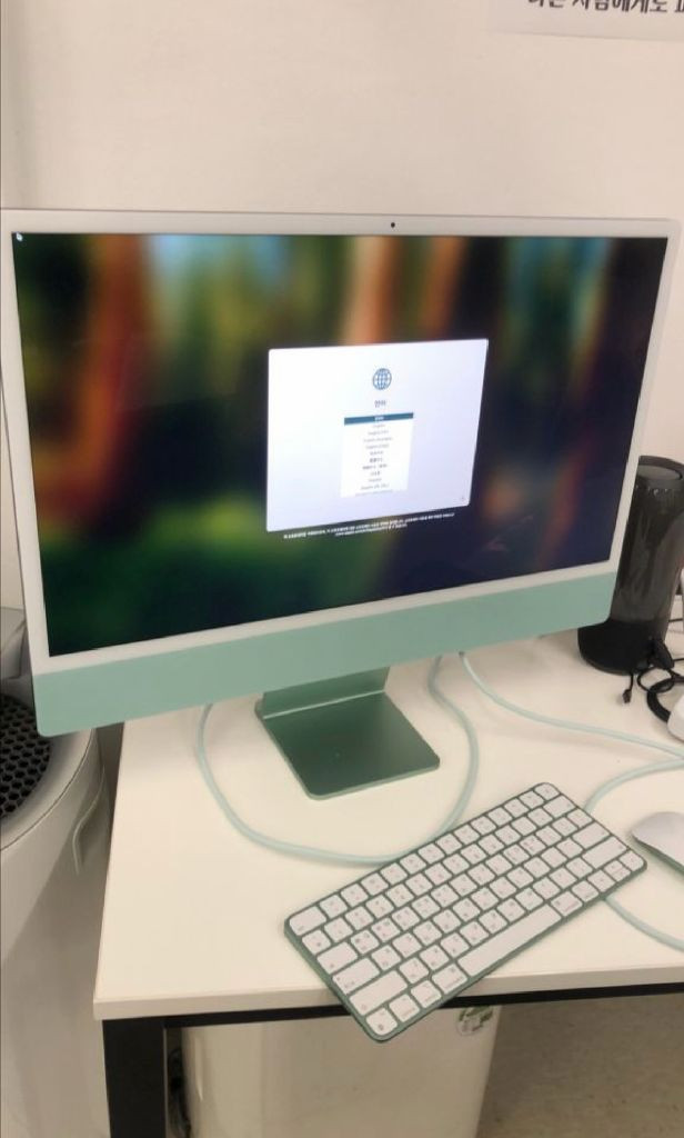 아이맥 M3 그린 ram 16 / ssd 256 이미지