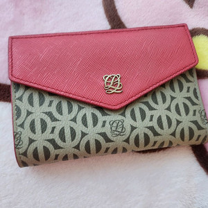 루이까또즈 반지갑 핑크 패턴 여성지갑 이미지