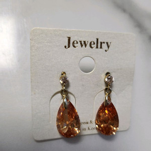 샴페인 골드 드롭 귀걸이 이미지