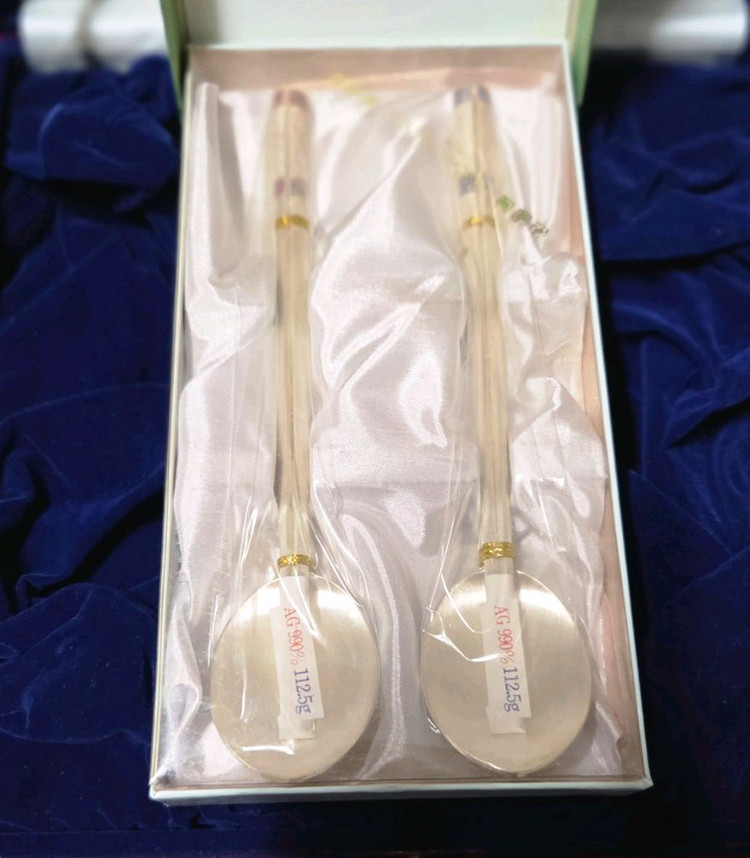 *은수저 2벌 990 미사용 60돈(225g) 이미지