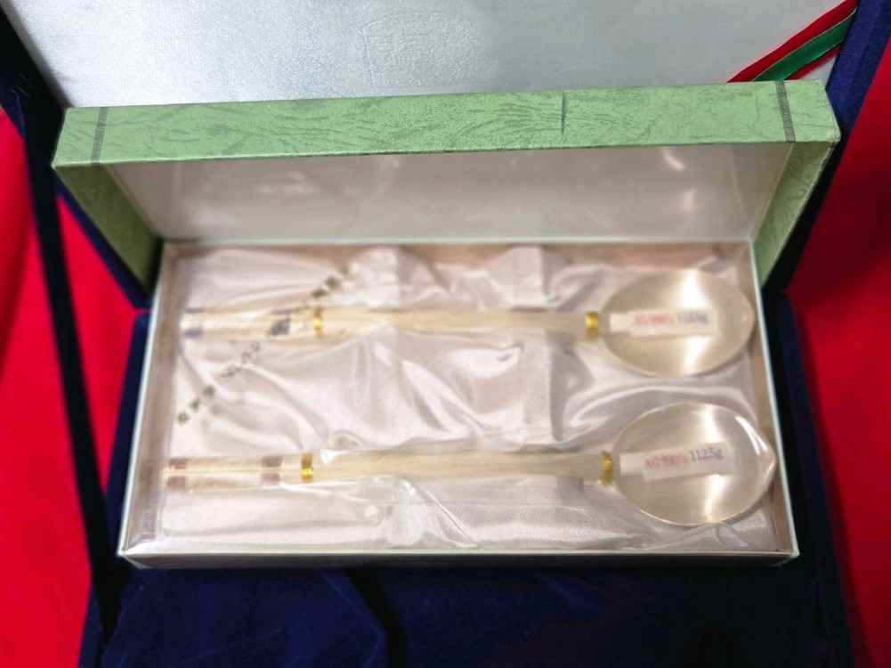 *은수저 2벌 990 미사용 60돈(225g) 이미지