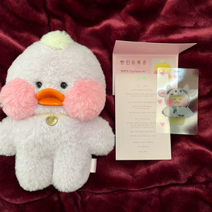 안녕미미 빵빵덕 연보라 인형 이미지